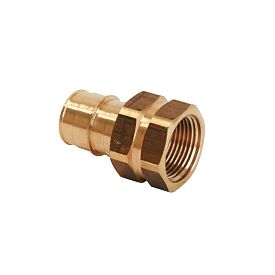 USYSTEMS штуцер с внутренней резьбой латунный для труб PE-Xa 20-G3/...
